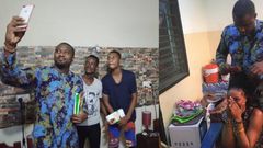 John Dumelo intensifies door-to-door campaign on Legon campus