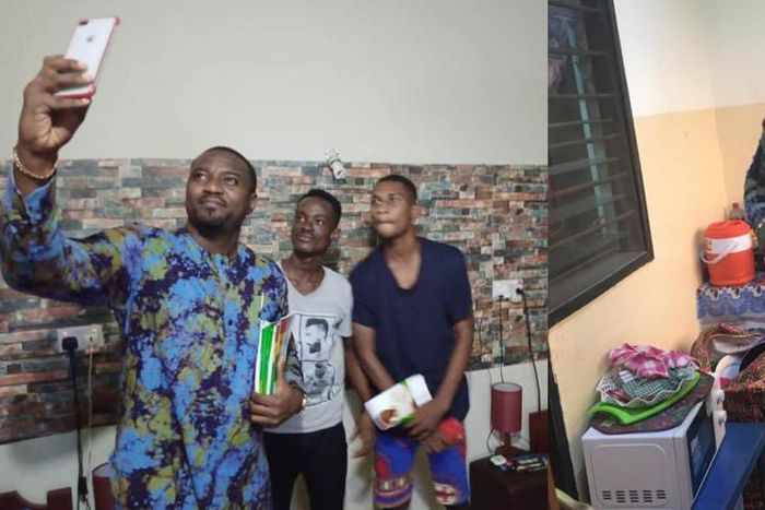 John Dumelo intensifies door-to-door campaign on Legon campus