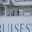 Passengers have been allowed to walk on the deck of the virus-hit Diamond Princess if they wear face masks