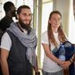 Luca Tacchetto and Edith Blais appeared slightly disoriented when they landed in Bamako