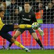 Pierre-Emerick Aubameyang scored his 13th goal of the season as Arsenal beat West Ham 3-1