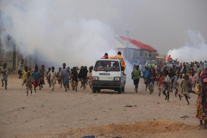 Aid workers fear the virus could prove devastating if it spreads inside the crowded camps holding hundreds of thousands of displaced people