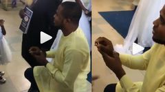 Man left embarrassed as pastor stops him from proposing to his girlfriend at a wedding ceremony