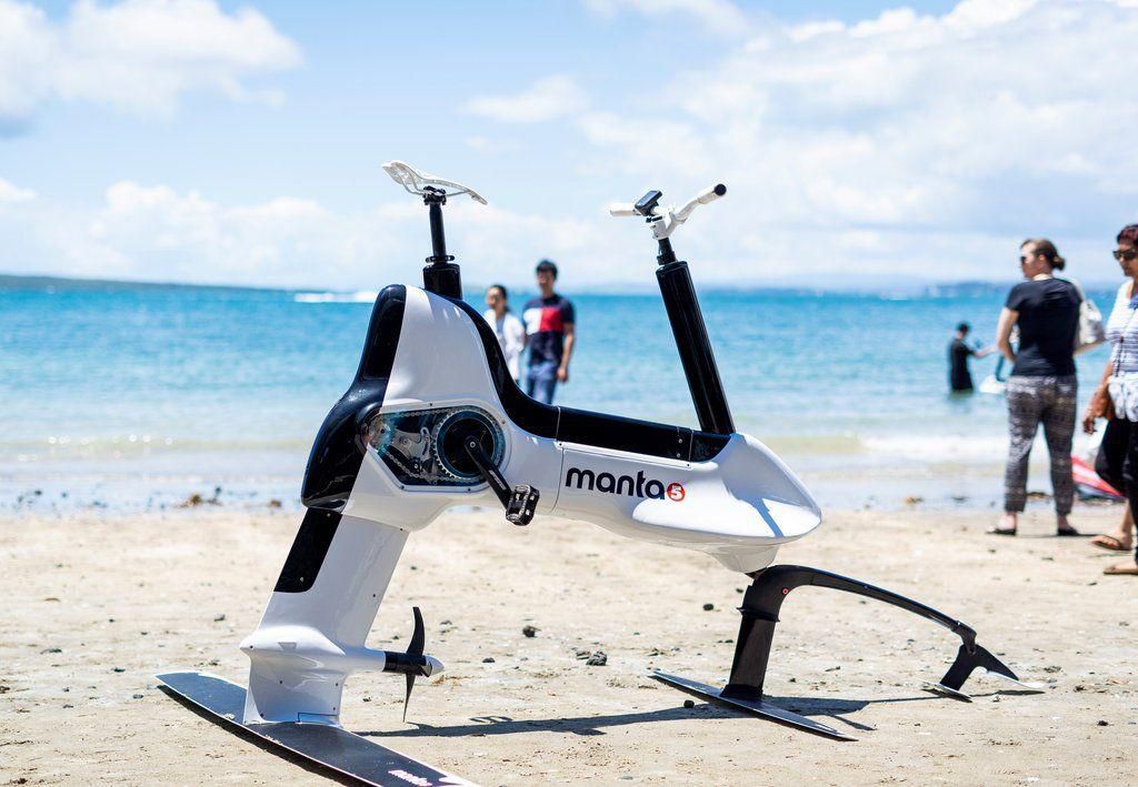 You Can Actually Cycle on Water With This E-Bike