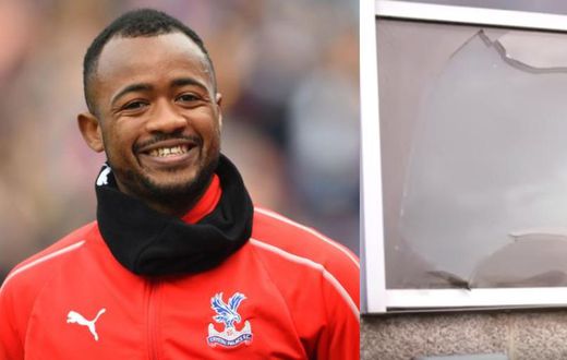 Jordan Ayew smashes glass window with explosive shot during Crystal Palace training