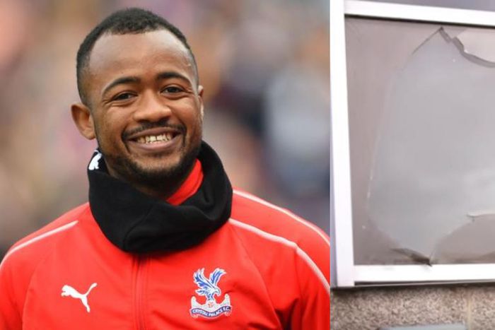 Jordan Ayew smashes glass window with explosive shot during Crystal Palace training