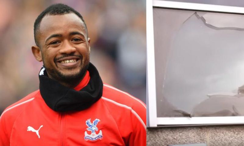 Jordan Ayew smashes glass window with explosive shot during Crystal Palace training