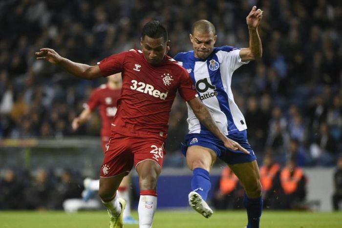 Rangers' foreign players like Colombian striker Alfredo Morelos (left) have been allowed to return home