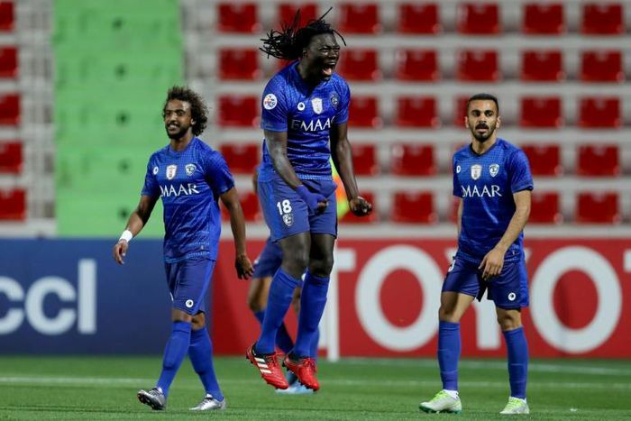 Gomis celebrates his match winner
