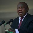South African President Cyril Ramaphosa, pictured in September 2019, cut short an official visit to Egypt following intensified power outages in his country