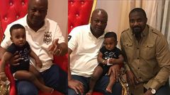 Photos: John Mahama visits Dumelo family