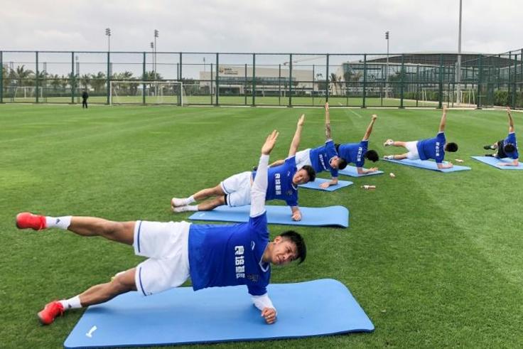 Some members of Wuhan Three Towns are training in Hainan, while the others are in virus lockdown