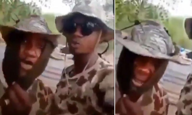 Angry Nigerian soldiers vow to rape women “skin to skin” and infect them with HIV (video)