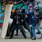 Demonstrators clash with police in Colombia's capital on November 22, 2019