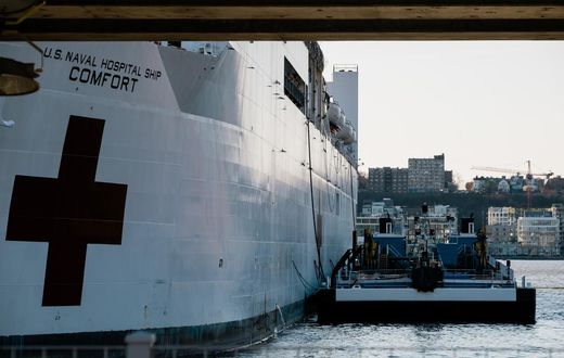 Crew Member Aboard USNS Comfort Is Infected With Coronavirus