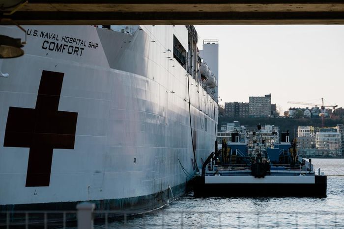 Crew Member Aboard USNS Comfort Is Infected With Coronavirus