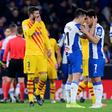 Wu Lei (2R) left Barcelona ruing two lost points after his late leveller earned a draw for Espanyol