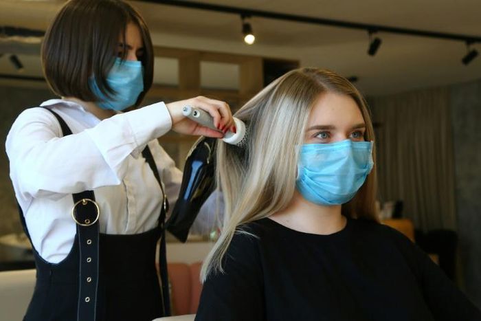 Russian small businesses such as this Vladivostok hairdresser have been struggling under coronavirus restrictions
