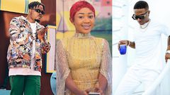 Olamide, Akuapem Poloo and Wizkid