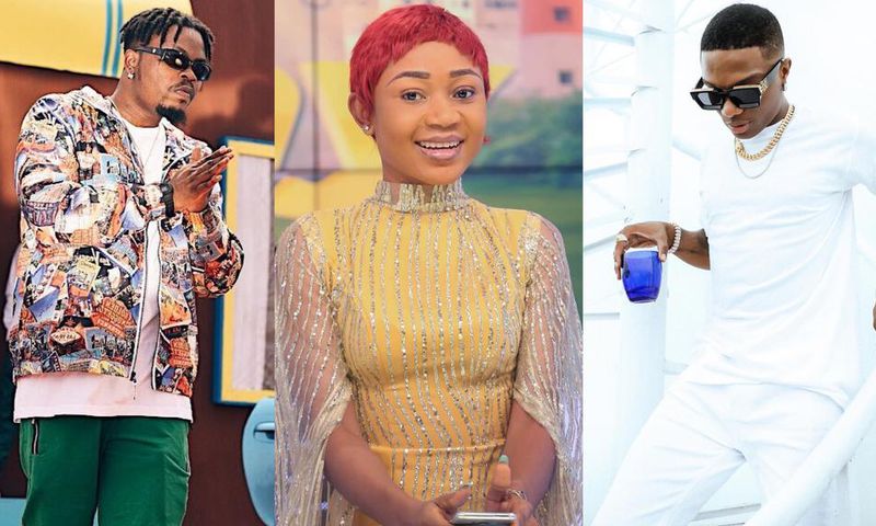 Olamide, Akuapem Poloo and Wizkid