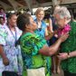 In May 2019, the UN chief Antonio Guterres (R) met with female vendors at a market setup to empower women in Port Vila,  Vanuatu