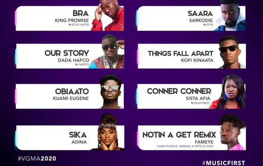 Here are all the nominees for the VGMA2020