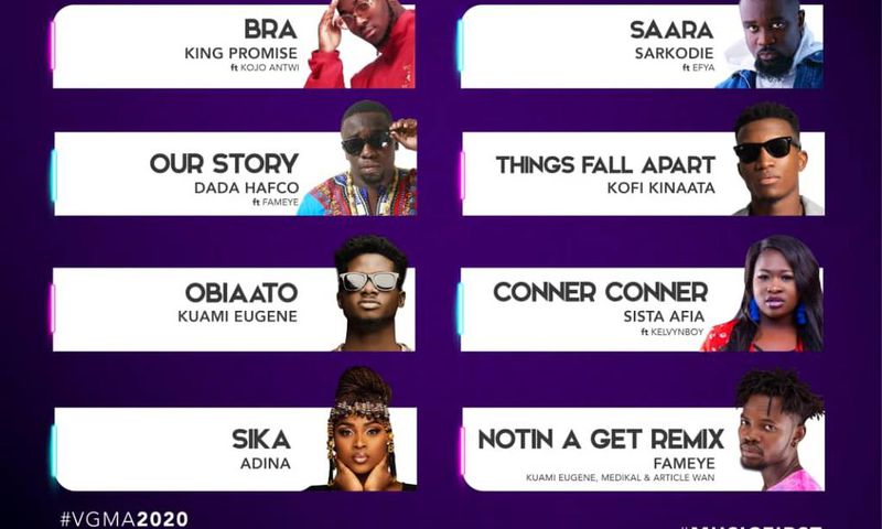 Here are all the nominees for the VGMA2020
