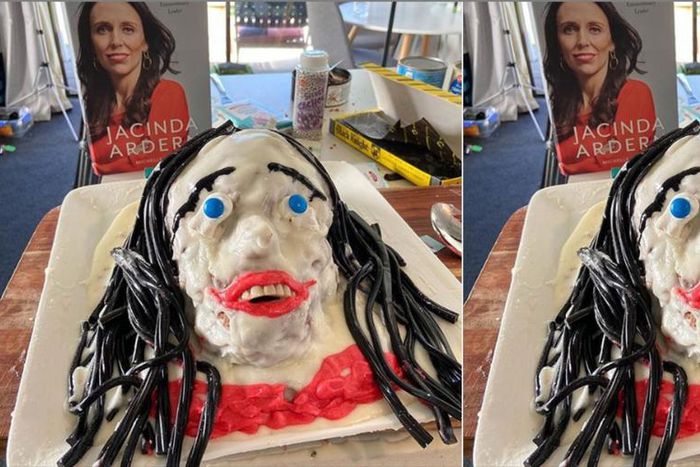 Comedian apologises for making a cake that 'looks like' New Zealand Prime Minister
