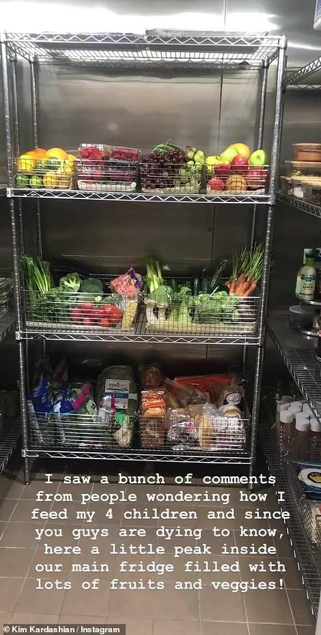 Inside Kim Kardashian's fridge