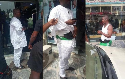 Elderly slay king nabbed with stolen boutique clothes hidden in his underwear