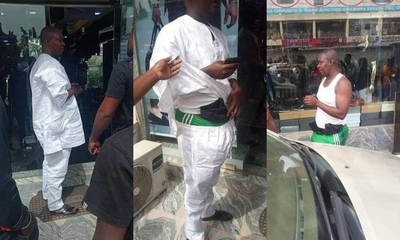 Elderly slay king nabbed with stolen boutique clothes hidden in his underwear