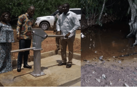Deprived C/R community rejects good drinking water because MP and DCE are NPP members