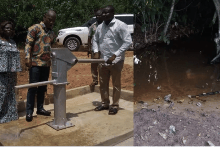 Deprived C/R community rejects good drinking water because MP and DCE are NPP members