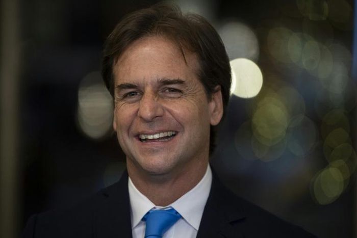 Luis Lacalle Pou is the first president from the Partido Nacional since his father, Luis Alberto Lacalle 25 years ago