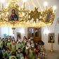 Russian Orthodox volunteers were among the few allowed into church for Easter preparations in Moscow