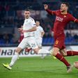 Forward Edin Dzeko in action for Roma - reports say US billionaire Dan Friedkin is set to take over the Serie A club