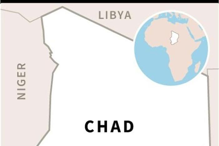 Map locating Kaiga in Chad where Boko Haram jihadists killed several people on Tuesday.