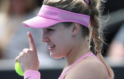 Eugenie Bouchard of Canada needed medical attention