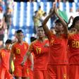 China's women's football team - seen here at the Women's World Cup in France in 2019 - have been confined to their hotel in Australia because of fears over the new coronavirus