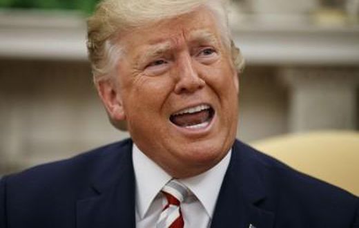 Donald Trump expresses surprise as Nigerian artist draws an unbelievable portrait of him (photos)