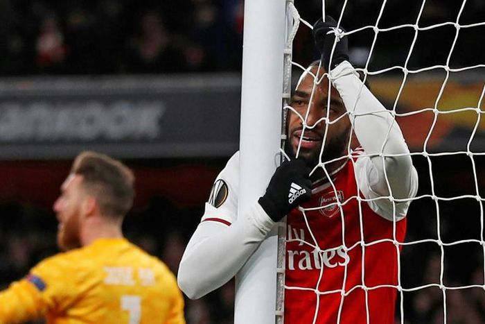 Arsenal were knocked out of the Europa League by Olympiakos on away goals