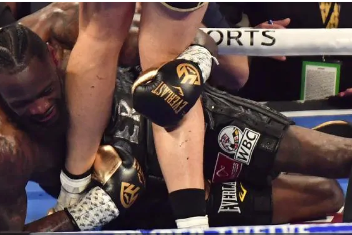 Deontay Wilder was hospitalised after a brutal defeat to Tyson Fury