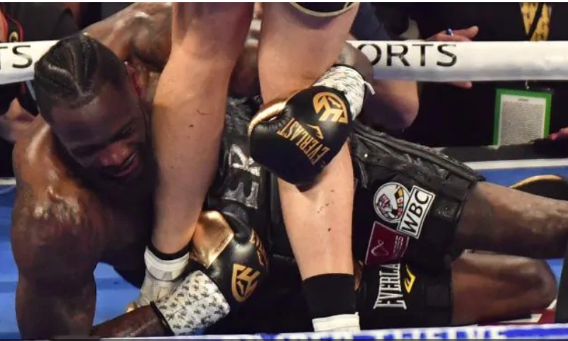 Deontay Wilder was hospitalised after a brutal defeat to Tyson Fury