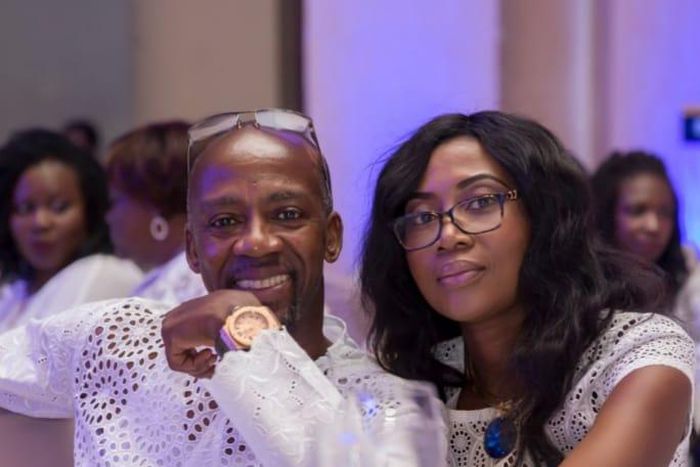 Rex Omar and wife Abiba