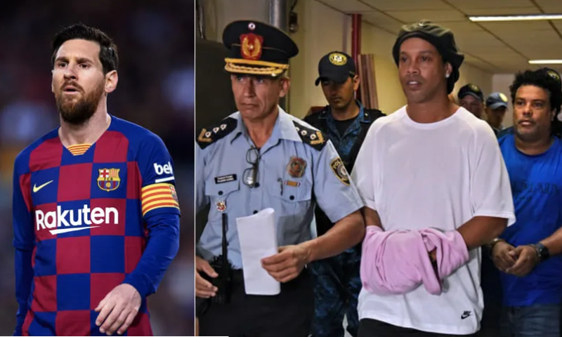 Lionel Messi to spend €4million to help get Ronaldinho out of jail