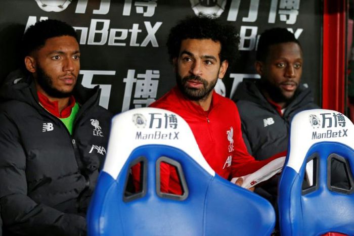 Reigning African Player of the Year Mohamed Salah watches Liverpool beat Crystal Palace from the bench this weekend