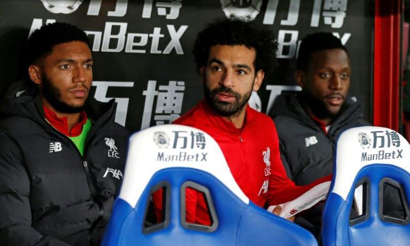 Reigning African Player of the Year Mohamed Salah watches Liverpool beat Crystal Palace from the bench this weekend