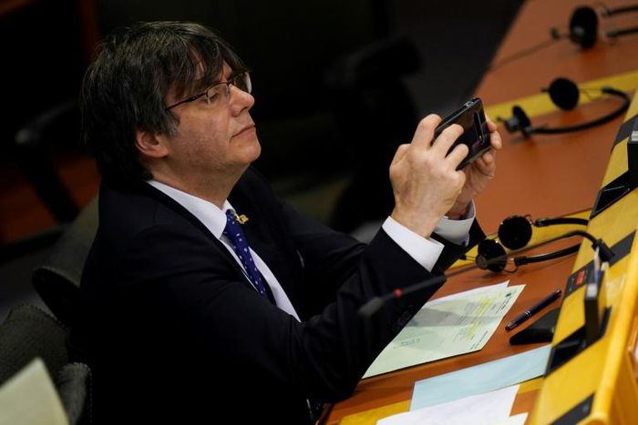 Carlos Puigdemont fled Spain in October 2017 after his Catalonia government staged a secession referendum that was banned by Madrid