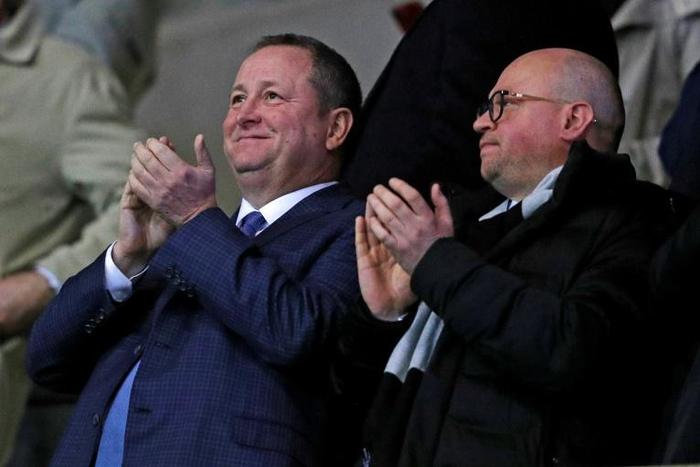Newcastle owner Mike Ashley (left)