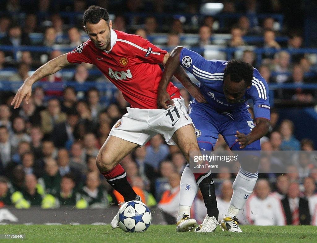 Essien and Giggs face each other several times in the Premier League